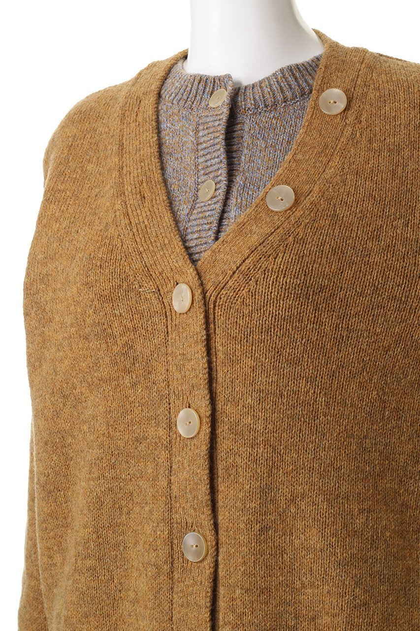 【オブリオ/AUBRIOT】のフェイクレイヤードカーディガン 人気、トレンドファッション・服の通販 founy(ファニー) 　ファッション　Fashion　レディースファッション　Fashion for Women　トップス・カットソー　Cut & Sew Tops　ニット　Knit Tops & Sweaters　カーディガン・羽織り　Layered Style Cardigans　イタリア　Italy　カーディガン　Cardigan, Knitwear　リラックス　Relax, Relaxed Fit　other-5|ID: prp329100004907473 ipo3291000000036753515