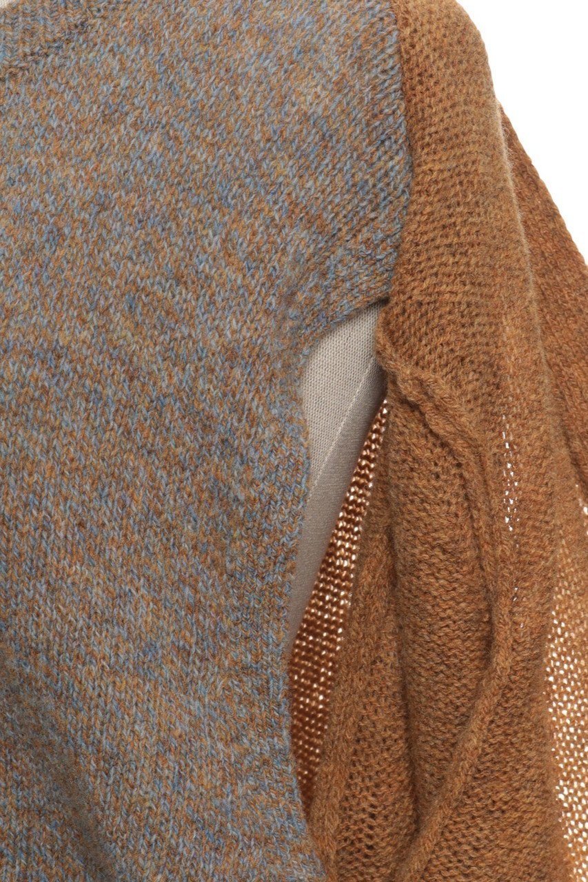 【オブリオ/AUBRIOT】のフェイクレイヤードカーディガン 人気、トレンドファッション・服の通販 founy(ファニー) 　ファッション　Fashion　レディースファッション　Fashion for Women　トップス・カットソー　Cut & Sew Tops　ニット　Knit Tops & Sweaters　カーディガン・羽織り　Layered Style Cardigans　イタリア　Italy　カーディガン　Cardigan, Knitwear　リラックス　Relax, Relaxed Fit　other-7|ID: prp329100004907473 ipo3291000000036753517