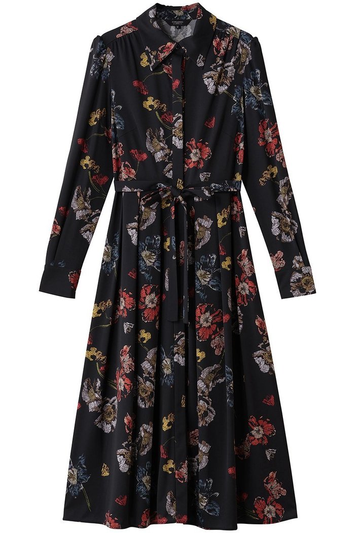 【コルコバード/CORCOVADO】のジャージーシャツドレス インテリア・キッズ・メンズ・レディースファッション・服の通販 founy(ファニー) https://founy.com/ ファッション Fashion レディースファッション Fashion for Women ワンピース Dresses フォーマル・パーティードレス・結婚式用ドレス Elegant & Casual Dresses チュニック Tunic Tops & Dresses チュニック Tunic, Long Top ドレス Dress, One-Piece プリント Print, Printed Pattern リボン Ribbon, Bow エレガント 上品 Elegant |ID: prp329100004907483 ipo3291000000036753634
