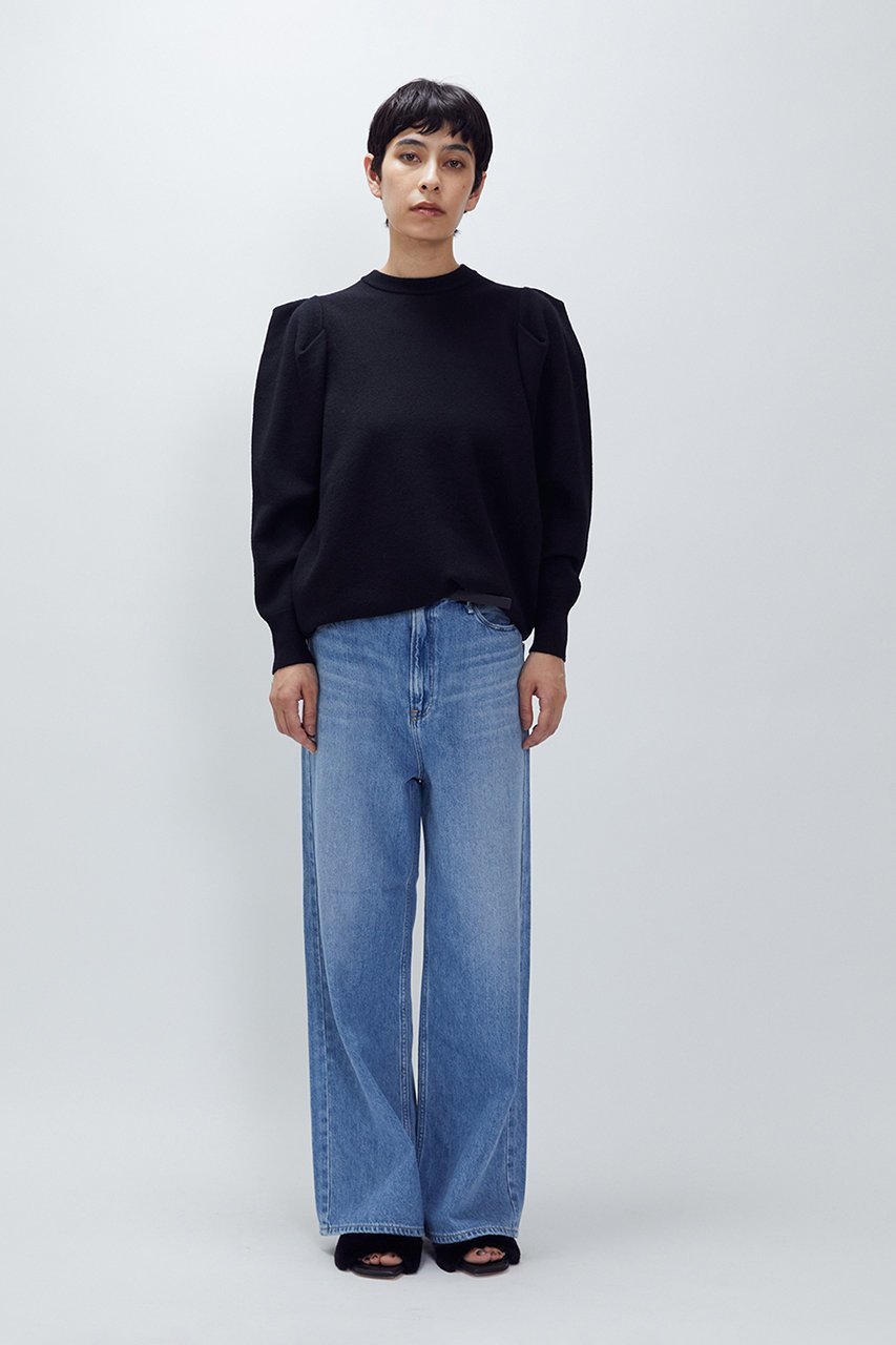 【プルミエ アロンディスモン/1er Arrondissement】の【upper hights】“THE LARA”デニムパンツ 人気、トレンドファッション・服の通販 founy(ファニー) 　ファッション　Fashion　レディースファッション　Fashion for Women　パンツ　Pants & Trousers　デニムパンツ・ジーンズ・美脚デニム　Denim Jeans & Pants　デニム　Denim, Jeans Material　ドローコード　Drawcord, Drawstring Cord　ワイド　Wide, Wide Fit　other-8|ID: prp329100004907486 ipo3291000000036753664