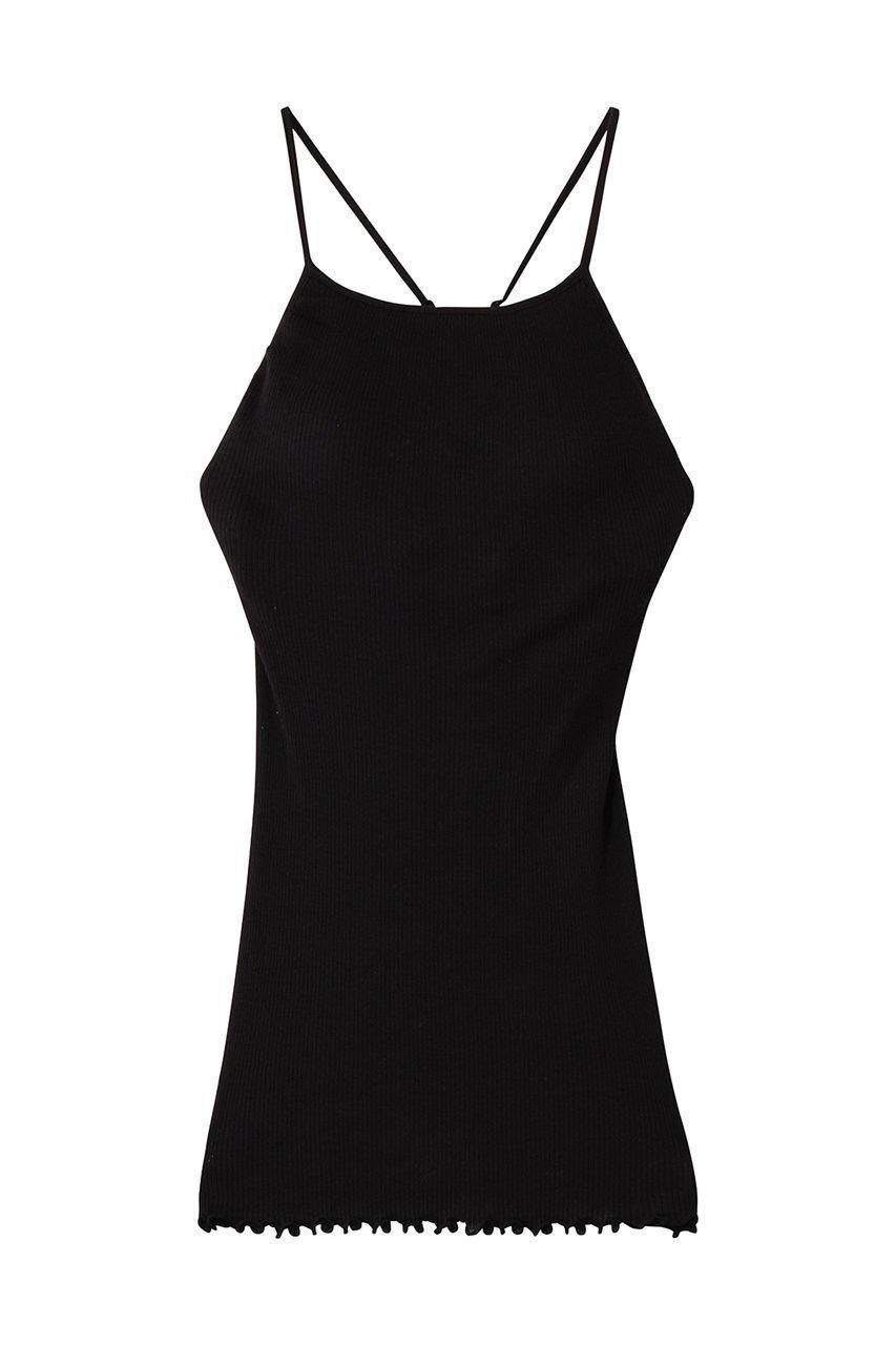 【デザイン ワークス/DESIGN WORKS】の【HAKUJI】Wool rib bra camisoleリブキャミソール インテリア・キッズ・メンズ・レディースファッション・服の通販 founy(ファニー) 　ファッション　Fashion　レディースファッション　Fashion for Women　トップス・カットソー　Cut & Sew Tops　キャミソール&ノースリーブ　Camisoles & Sleeveless Tops　シャツ・ブラウス・オフィスカジュアル　Elegant Blouses & Button-Ups　ロングTシャツ・Tシャツ　Longline T-Shirts & Tees　カットソー・ベーシックTシャツ　Cut-and-Sewn Tops / Stretch Tees & Basics　キャミソール　Camisole, Spaghetti Strap Top　シンプル　Simple, Minimal　ストレート　Straight, Straight Cut　タンク　Tank Top, Sleeveless Top　パターン　Pattern, Design Print　フロント　Front, Front Design　ラウンド　Round, Round Neck　冬　Winter / This Winter　夏　Summer　ブラック|ID: prp329100004907497 ipo3291000000036753777