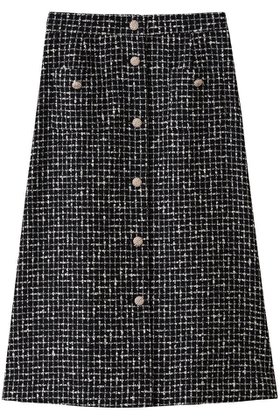 【エムダブリュー/MW】のMONOTONE チェック ツイード スカート 人気、トレンドファッション・服の通販 founy(ファニー) ファッション Fashion レディースファッション Fashion for Women スカート Skirts ワンピース Dresses おすすめ Recommended / Our Picks オケージョン Occasion Wear セレモニー Ceremony チェック Check, Plaid, Tartan チュニック Tunic, Long Top ツイード Twill, Twill Weave バランス Balance, Style Balance フロント Front, Front Design モノトーン Monotone, Black and White ラグジュアリー Luxury, Elegant ロング Long, Long-Length |ID:prp329100004907502