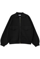 【メゾンスペシャル/MAISON SPECIAL】の【UNISEX】ダブルポケットニットZIPブルゾン 人気、トレンドファッション・服の通販 founy(ファニー) ファッション Fashion レディースファッション Fashion for Women アウター Coat / Outerwear Collection レディースジャケット・軽アウター Jackets ブルゾンジャケット・スポーティアウター Blouson Jackets ユニセックス Unisex, Genderless インナー Innerwear ジャケット Jacket, Outerwear ダブル Double, Double-Breasted ブルゾン Blouson, Bomber Jacket ポケット Pocket, Pocket Detail 秋 Autumn thumbnail BLK(ブラック)|ID: prp329100004907526 ipo3291000000036754238