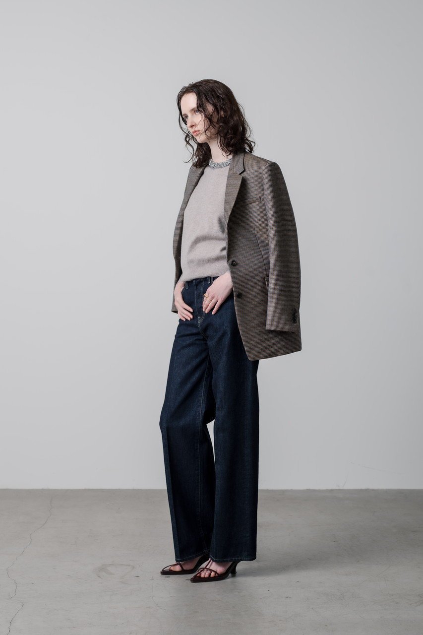 【エブール/ebure】のウォッシュドデニム ワイドストレートパンツ 人気、トレンドファッション・服の通販 founy(ファニー) 　ファッション　Fashion　レディースファッション　Fashion for Women　パンツ　Pants & Trousers　デニムパンツ・ジーンズ・美脚デニム　Denim Jeans & Pants　ストレート　Straight, Straight Cut　センター　Center, Center Line　デニム　Denim, Jeans Material　パターン　Pattern, Design Print　フィット　Fit, Slim Fit　ミドル　Middle Length, Mid Height　ユーズド　Used, Vintage-Look　ワイド　Wide, Wide Fit　定番　Standard, Basic Item　other-8|ID: prp329100004907536 ipo3291000000036754339