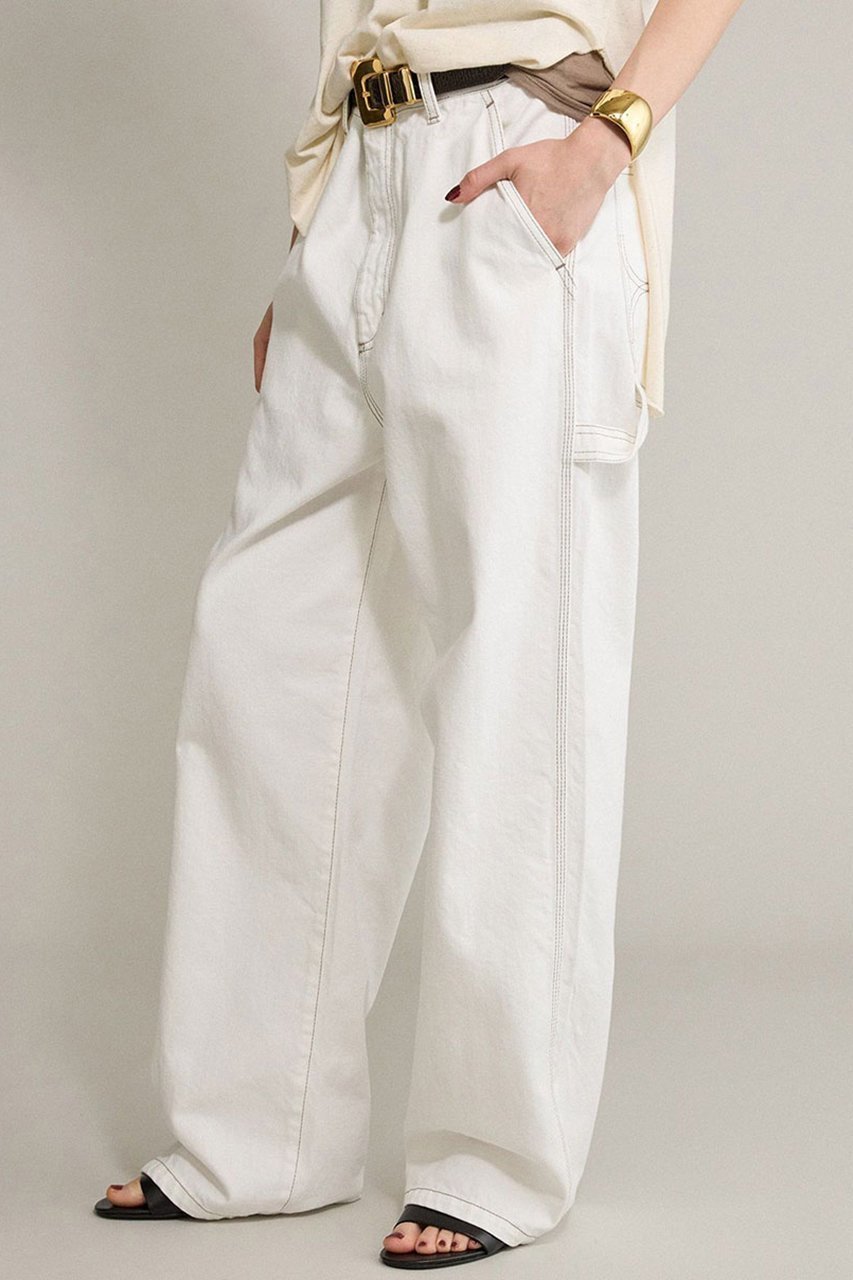 【ブリル/BRILL】のデニムペインターパンツ 人気、トレンドファッション・服の通販 founy(ファニー) 　ファッション　Fashion　レディースファッション　Fashion for Women　パンツ　Pants & Trousers　デニムパンツ・ジーンズ・美脚デニム　Denim Jeans & Pants　アシンメトリー　Asymmetrical Style　サスペンダー　Suspenders, Braces　ストレート　Straight, Straight Cut　デニム　Denim, Jeans Material　再入荷　Restock / Back in Stock　other-2|ID: prp329100004907549 ipo3291000000036754503