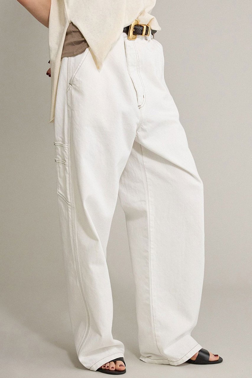 【ブリル/BRILL】のデニムペインターパンツ 人気、トレンドファッション・服の通販 founy(ファニー) 　ファッション　Fashion　レディースファッション　Fashion for Women　パンツ　Pants & Trousers　デニムパンツ・ジーンズ・美脚デニム　Denim Jeans & Pants　アシンメトリー　Asymmetrical Style　サスペンダー　Suspenders, Braces　ストレート　Straight, Straight Cut　デニム　Denim, Jeans Material　再入荷　Restock / Back in Stock　other-4|ID: prp329100004907549 ipo3291000000036754505