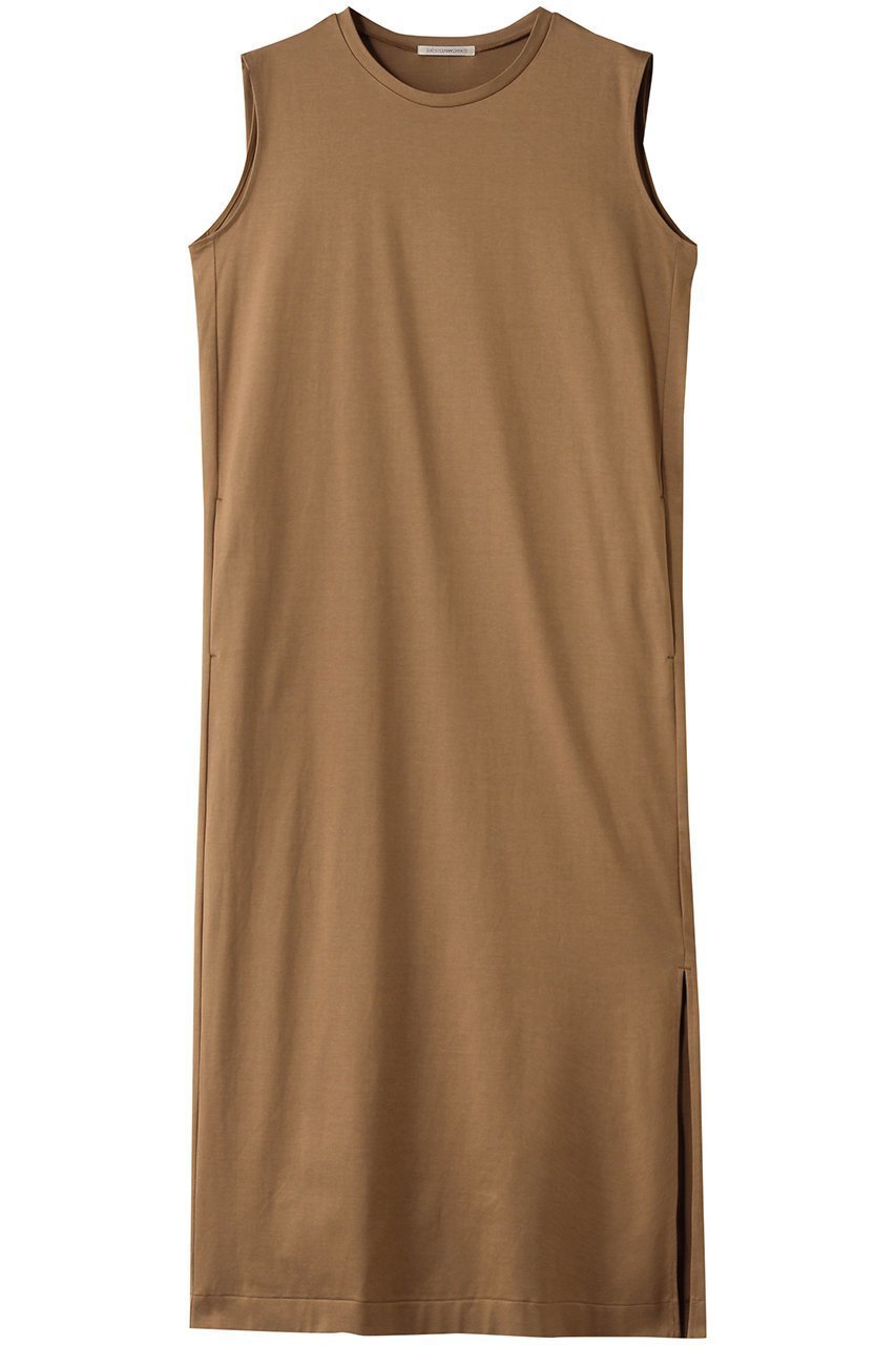 【デザイン ワークス/DESIGN WORKS】のサイドスリットジャージーワンピース 人気、トレンドファッション・服の通販 founy(ファニー) 　ファッション　Fashion　レディースファッション　Fashion for Women　ワンピース　Dresses　チュニック　Tunic Tops & Dresses　シンプル　Simple, Minimal　ストレート　Straight, Straight Cut　スリット　Slit, Slit Detail　チュニック　Tunic, Long Top　リゾート　Resort, Vacation Style　ロング　Long, Long-Length　夏　Summer　春　Spring　S/S・春夏　SS, Spring/Summer, Warm Season　 other-1|ID: prp329100004907552 ipo3291000000036754561