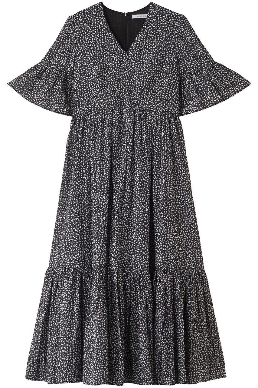 【マルティニーク/martinique】の【MARIHA】すずらんのドレス インテリア・キッズ・メンズ・レディースファッション・服の通販 founy(ファニー) 　ファッション　Fashion　レディースファッション　Fashion for Women　ワンピース　Dresses　フォーマル・パーティードレス・結婚式用ドレス　Elegant & Casual Dresses　チュニック　Tunic Tops & Dresses　ギャザー　Gathered, Ruffled　サンダル　Sandals, Summer Shoes　スニーカー　Sneakers, Trainers　スリーブ　Sleeve, Long Sleeve / Short Sleeve　チュニック　Tunic, Long Top　ドレス　Dress, One-Piece　バランス　Balance, Style Balance　モダン　Modern, Contemporary　ロング　Long, Long-Length　エレガント 上品　Elegant　ブラック|ID: prp329100004907563 ipo3291000000036754709