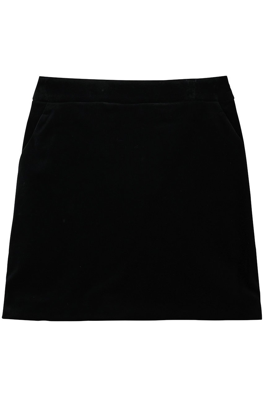 【マイ ウィークネス/MY WEAKNESS】のHilja Mini Skirt インテリア・キッズ・メンズ・レディースファッション・服の通販 founy(ファニー) 　ファッション　Fashion　レディースファッション　Fashion for Women　スカート　Skirts　ミニスカート　Mini Skirts　エレガント 上品　Elegant　バランス　Balance, Style Balance　フレア　Flare, Flared　ベロア　Velour, Soft Velvet　ミニスカート　Mini Skirt, Short Skirt　ロング　Long, Long-Length　A/W・秋冬　Autumn/Winter　ブラック|ID: prp329100004907579 ipo3291000000036754907