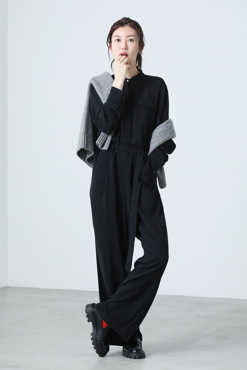 【マイ ウィークネス/MY WEAKNESS】のHilja All In One 人気、トレンドファッション・服の通販 founy(ファニー) ファッション Fashion レディースファッション Fashion for Women パンツ Pants & Trousers とろみ Fluid, Flowy Fabric キュプラ Cupro, Eco Fabric ストレート Straight, Straight Cut スニーカー Sneakers, Trainers エレガント 上品 Elegant other-8|ID: prp329100004907580 ipo3291000000036754924