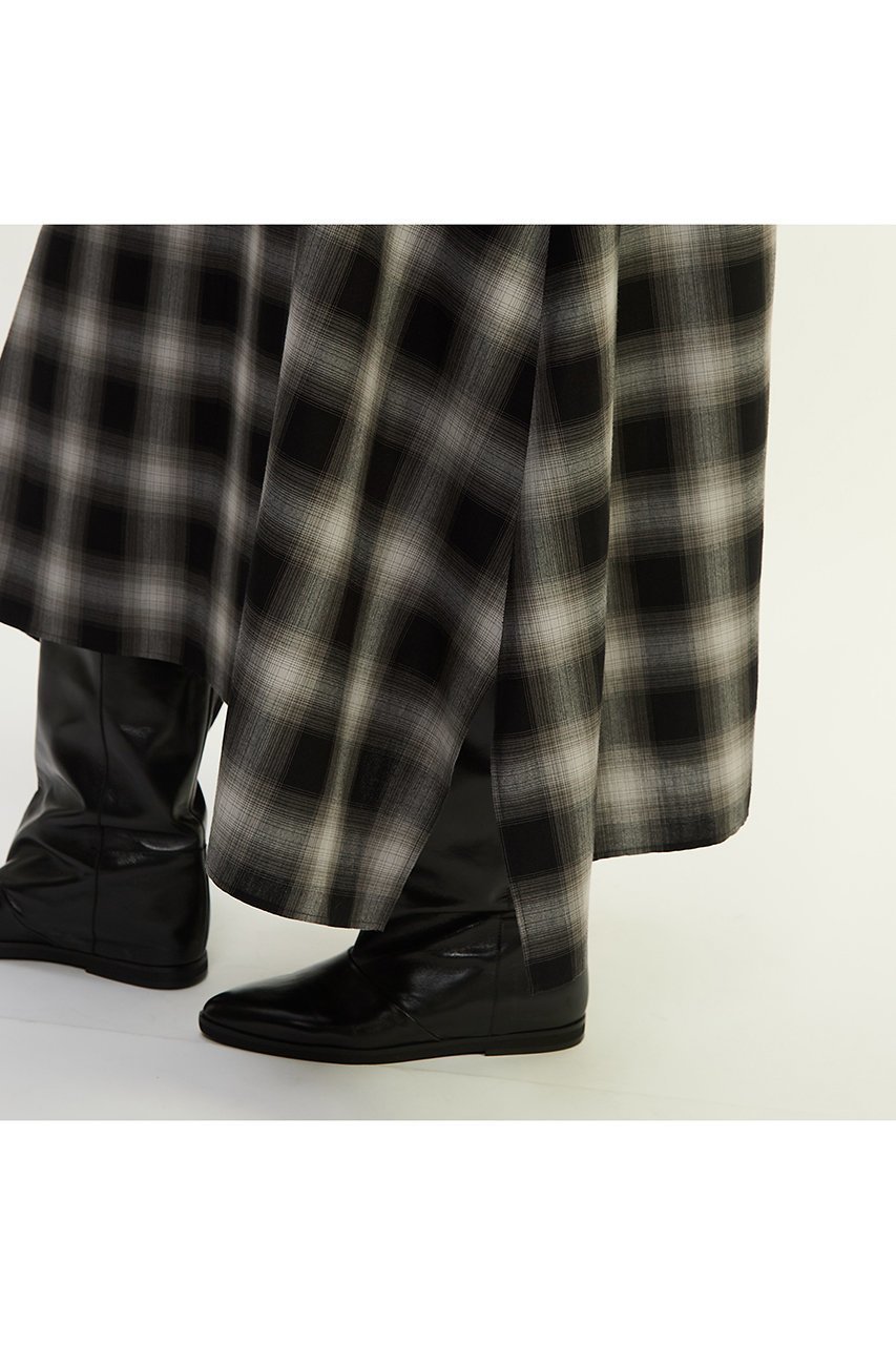 【プレインピープル/PLAIN PEOPLE】のオンブレチェックノースリーブワンピース 人気、トレンドファッション・服の通販 founy(ファニー) 　ファッション　Fashion　レディースファッション　Fashion for Women　ワンピース　Dresses　チュニック　Tunic Tops & Dresses　グラデーション　Gradient, Ombre　シンプル　Simple, Minimal　チュニック　Tunic, Long Top　ノースリーブ　Sleeveless, No-Sleeve　ロング　Long, Long-Length　エレガント 上品　Elegant　other-7|ID: prp329100004907586 ipo3291000000036754987