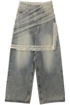 【プランク プロジェクト/PRANK PROJECT】のチュールスカートレイヤードデニム 人気、トレンドファッション・服の通販 founy(ファニー) ファッション Fashion レディースファッション Fashion for Women スカート Skirts パンツ Pants & Trousers デニムパンツ・ジーンズ・美脚デニム Denim Jeans & Pants おすすめ Recommended / Our Picks ジャケット Jacket, Outerwear ストレッチ Stretch, Stretchy Fabric ダウン Down, Puffer チュール Tulip, Tulip Motif デニム Denim, Jeans Material ドレープ Drape, Draping Fabric バランス Balance, Style Balance thumbnail BLU(ブルー)|ID: prp329100004907597 ipo3291000000036755116