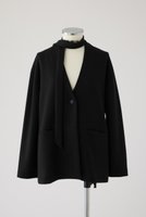 【リムアーク/RIM.ARK】のDouble face tie jacket/ジャケット 人気、トレンドファッション・服の通販 founy(ファニー) ファッション Fashion レディースファッション Fashion for Women アウター Coat / Outerwear Collection レディースジャケット・軽アウター Jackets カットソー Cut and Sewn Top カーディガン Cardigan, Knitwear ジャケット Jacket, Outerwear ダブル Double, Double-Breasted フェイス Face, Facial Design フォルム Silhouette, Form リラックス Relax, Relaxed Fit |ID:prp329100004907603