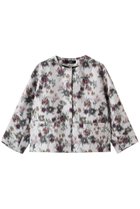 【エブール/ebure】のフェードフラワージャカード ノーカラージャケット 人気、トレンドファッション・服の通販 founy(ファニー) ファッション Fashion レディースファッション Fashion for Women アウター Coat / Outerwear Collection レディースジャケット・軽アウター Jackets ノーカラージャケット / シンプル上品コーデ Collarless Jackets ジャカード／ジャガード Jacquard, Woven Pattern ジャケット Jacket, Outerwear デニム Denim, Jeans Material thumbnail アイボリー|ID: prp329100004907607 ipo3291000000036755271
