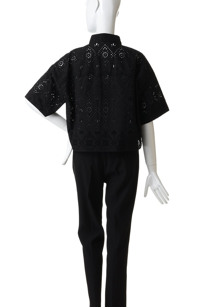 【ティッカ/TICCA】のレース半袖シャツ 人気、トレンドファッション・服の通販 founy(ファニー) 　ファッション　Fashion　レディースファッション　Fashion for Women　トップス・カットソー　Cut & Sew Tops　シャツ・ブラウス・オフィスカジュアル　Elegant Blouses & Button-Ups　ショート　Short, Short Length　スリーブ　Sleeve, Long Sleeve / Short Sleeve　デニム　Denim, Jeans Material　バランス　Balance, Style Balance　フェミニン　Feminine, Girly　フレア　Flare, Flared　レース　Lace, Lace Fabric　半袖　Short Sleeve, Half Sleeve　夏　Summer　春　Spring　S/S・春夏　SS, Spring/Summer, Warm Season　other-4|ID: prp329100004907609 ipo3291000000036755293