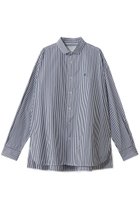 【ティッカ/TICCA】の【UNISEX】スクエアビッグシャツ 人気、トレンドファッション・服の通販 founy(ファニー) ファッション Fashion レディースファッション Fashion for Women トップス・カットソー Cut & Sew Tops シャツ・ブラウス・オフィスカジュアル Elegant Blouses & Button-Ups ユニセックス Unisex, Genderless スクエア Square, Square Shape スタイリッシュ Stylish, Fashionable ストライプ Stripe, Striped Pattern スリーブ Sleeve, Long Sleeve / Short Sleeve フォルム Silhouette, Form ロング Long, Long-Length 羽織 Haori, Light Jacket thumbnail ネイビーストライプ|ID: prp329100004907614 ipo3291000000036755332