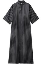 【ティッカ/TICCA】のテント半袖シャツワンピース ブラックストライプ|ID: prp329100004907615 ipo3291000000036755339