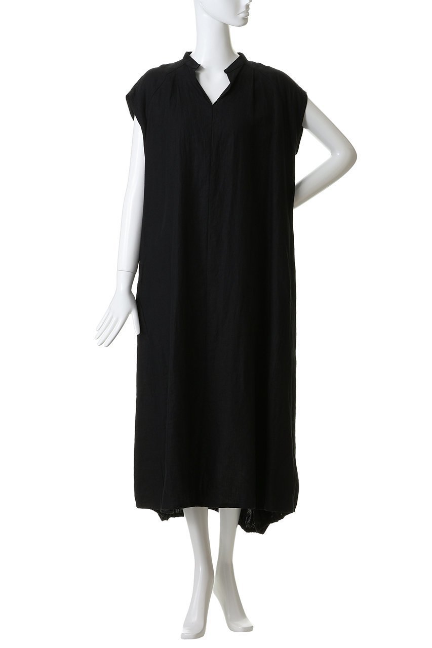 【ティッカ/TICCA】のリネンフレンチスリーブバルーンドレス 人気、トレンドファッション・服の通販 founy(ファニー) 　ファッション　Fashion　レディースファッション　Fashion for Women　ワンピース　Dresses　フォーマル・パーティードレス・結婚式用ドレス　Elegant & Casual Dresses　チュニック　Tunic Tops & Dresses　サマー　Summer, Summer Style　シューズ　Shoes, Footwear　スリーブ　Sleeve, Long Sleeve / Short Sleeve　チュニック　Tunic, Long Top　デコルテ　Décolleté, Neckline　ドレス　Dress, One-Piece　バルーン　Balloon, Balloon Silhouette　フェミニン　Feminine, Girly　フレンチ　French, French Style　リネン　Linen, Linen Fabric　ロング　Long, Long-Length　夏　Summer　春　Spring　S/S・春夏　SS, Spring/Summer, Warm Season　other-2|ID: prp329100004907616 ipo3291000000036755349