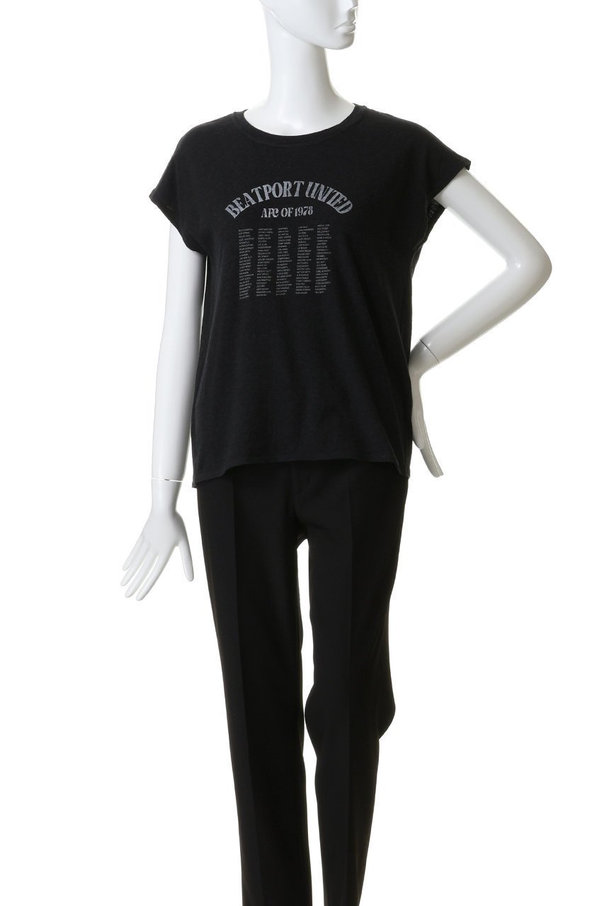 【ティッカ/TICCA】のBEATPORTフレンチTシャツ 人気、トレンドファッション・服の通販 founy(ファニー) 　ファッション　Fashion　レディースファッション　Fashion for Women　トップス・カットソー　Cut & Sew Tops　シャツ・ブラウス・オフィスカジュアル　Elegant Blouses & Button-Ups　ロングTシャツ・Tシャツ　Longline T-Shirts & Tees　カットソー・ベーシックTシャツ　Cut-and-Sewn Tops / Stretch Tees & Basics　インナー　Innerwear　ショート　Short, Short Length　ジャケット　Jacket, Outerwear　スリーブ　Sleeve, Long Sleeve / Short Sleeve　フレンチ　French, French Style　フロント　Front, Front Design　夏　Summer　定番　Standard, Basic Item　other-2|ID: prp329100004907617 ipo3291000000036755357