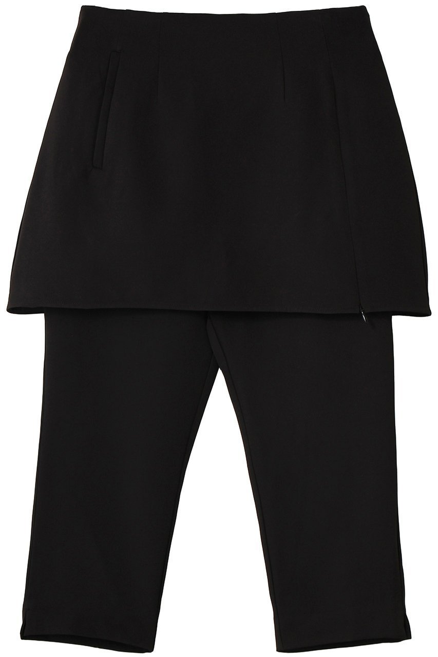 【メゾンスペシャル/MAISON SPECIAL】のMini Skirt Layer Capri Pants/ミニスカートレイヤーカプリパンツ インテリア・キッズ・メンズ・レディースファッション・服の通販 founy(ファニー) 　ファッション　Fashion　レディースファッション　Fashion for Women　スカート　Skirts　ミニスカート　Mini Skirts　パンツ　Pants & Trousers　ドッキング　Docking, Mixed Material　ミニスカート　Mini Skirt, Short Skirt　エレガント 上品　Elegant　BLK(ブラック)|ID: prp329100004907622 ipo3291000000036755436