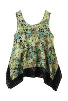【ルール ロジェット/leur logette】のフラワープリントキュプラトップス 人気、トレンドファッション・服の通販 founy(ファニー) ファッション Fashion レディースファッション Fashion for Women トップス・カットソー Cut & Sew Tops キャミソール&ノースリーブ Camisoles & Sleeveless Tops シャツ・ブラウス・オフィスカジュアル Elegant Blouses & Button-Ups 花柄・フラワープリント・モチーフ Floral Prints & Motifs / Flower Pattern Tops オケージョン Occasion Wear キュプラ Cupro, Eco Fabric スクエア Square, Square Shape ノースリーブ Sleeveless, No-Sleeve フィット Fit, Slim Fit フラワー Flower, Floral プリント Print, Printed Pattern ヘムライン Hemline, Bottom Cut |ID:prp329100004907633