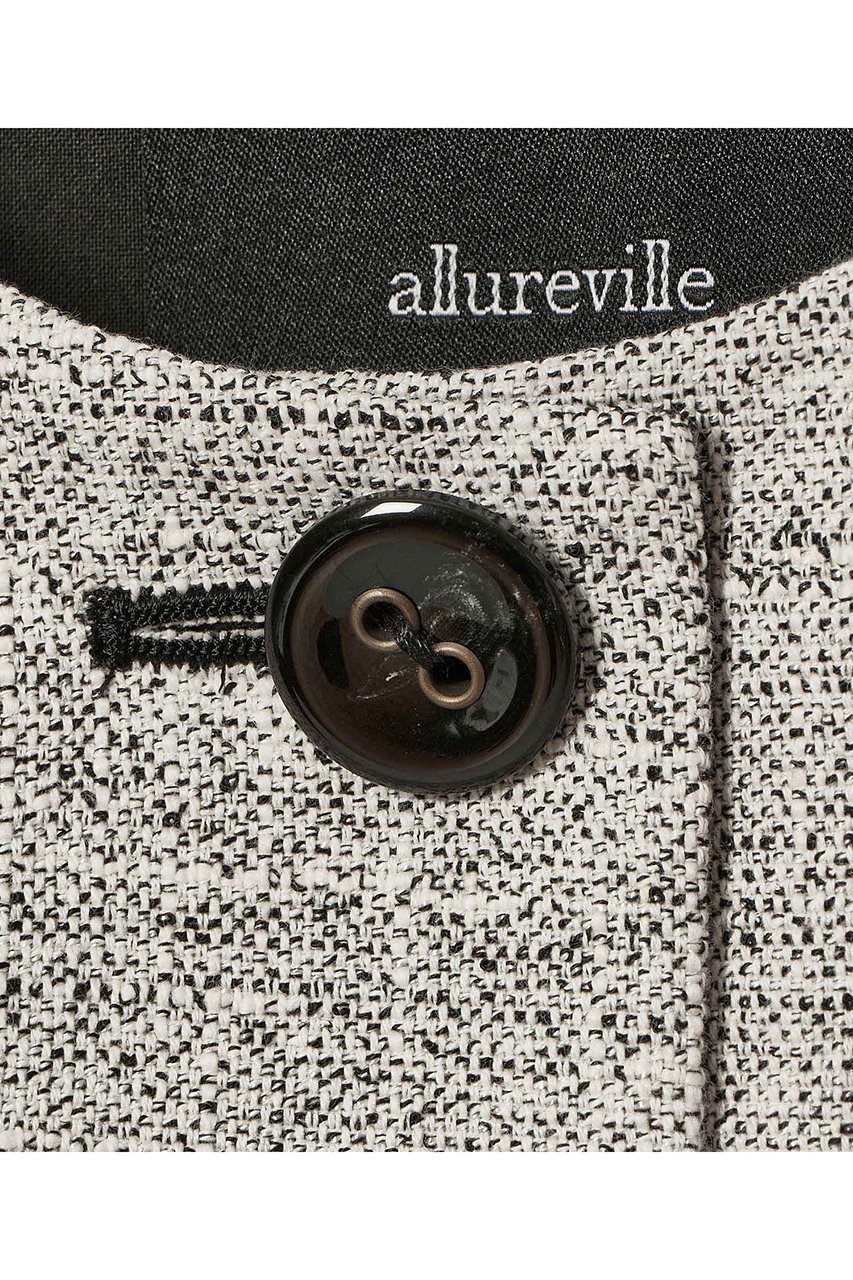【アルアバイル/allureville】のミックスツイードフレアジレ 人気、トレンドファッション・服の通販 founy(ファニー) 　ファッション　Fashion　レディースファッション　Fashion for Women　アウター　Coat / Outerwear Collection　レディースジャケット・軽アウター　Jackets　ジャケット　Jacket, Outerwear　ツイード　Twill, Twill Weave　ベスト　Vest, Waistcoat　新作・新入荷　New Arrivals / New In　無地　Plain, Solid Color　other-5|ID: prp329100004907643 ipo3291000000036755686