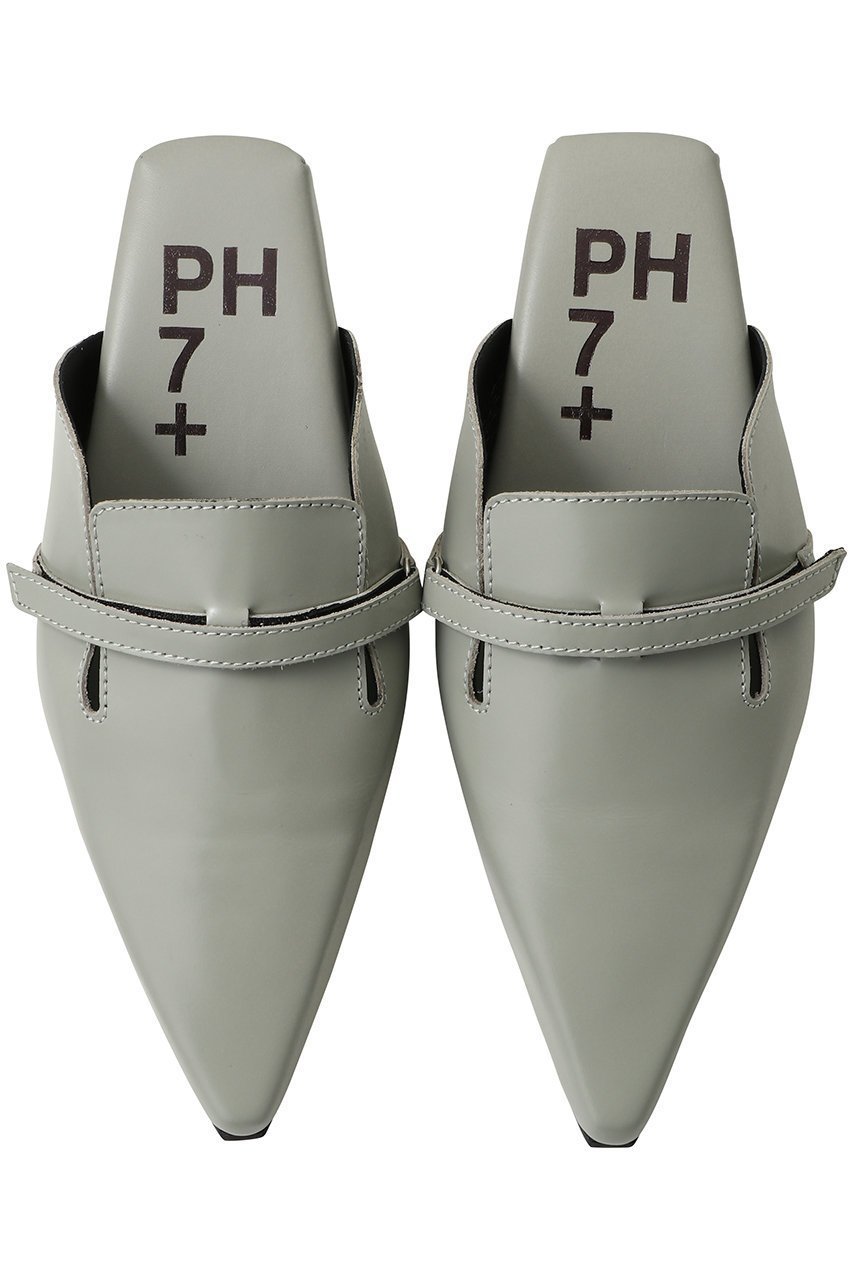 【ピアッカセッテ/ph7+】のポインテッドフラットミュール インテリア・キッズ・メンズ・レディースファッション・服の通販 founy(ファニー) 　ファッション　Fashion　レディースファッション　Fashion for Women　なめらか　Smooth, Silky Texture　エレガント 上品　Elegant　シューズ　Shoes, Footwear　スリッパ　Slippers, Room Shoes　フラット　Flat, Flat Shoes　新作・新入荷　New Arrivals / New In　ライトグレー|ID: prp329100004907652 ipo3291000000036755754