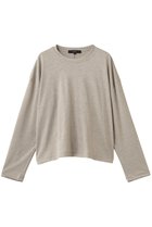 【フローレント/FLORENT】のソフトリネン ロングスリーブトップス 人気、トレンドファッション・服の通販 founy(ファニー) ファッション Fashion レディースファッション Fashion for Women トップス・カットソー Cut & Sew Tops シャツ・ブラウス・オフィスカジュアル Elegant Blouses & Button-Ups ロングTシャツ・Tシャツ Longline T-Shirts & Tees カットソー・ベーシックTシャツ Cut-and-Sewn Tops / Stretch Tees & Basics スリーブ Sleeve, Long Sleeve / Short Sleeve リネン Linen, Linen Fabric ロング Long, Long-Length 新作・新入荷 New Arrivals / New In thumbnail ベージュ|ID: prp329100004907658 ipo3291000000036755802