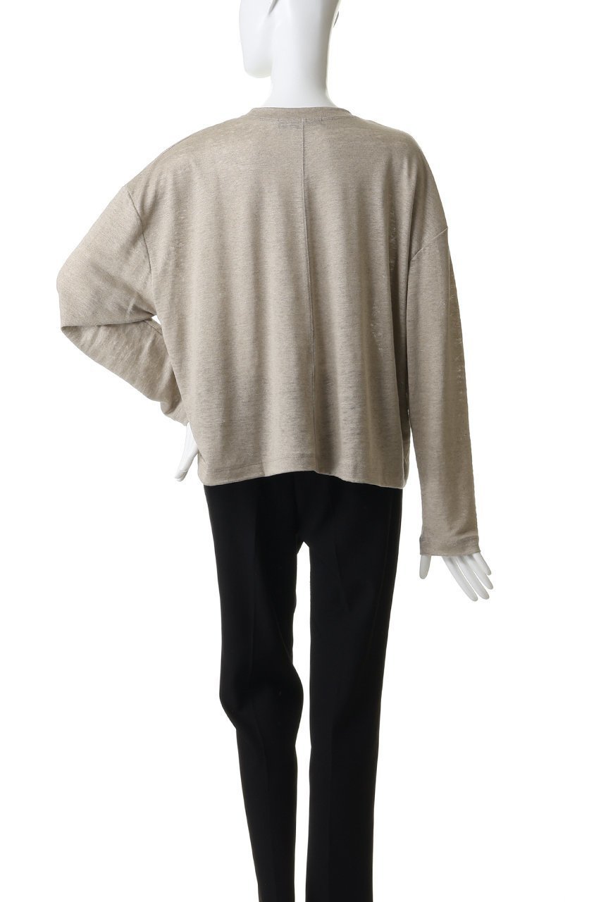 【フローレント/FLORENT】のソフトリネン ロングスリーブトップス 人気、トレンドファッション・服の通販 founy(ファニー) 　ファッション　Fashion　レディースファッション　Fashion for Women　トップス・カットソー　Cut & Sew Tops　シャツ・ブラウス・オフィスカジュアル　Elegant Blouses & Button-Ups　ロングTシャツ・Tシャツ　Longline T-Shirts & Tees　カットソー・ベーシックTシャツ　Cut-and-Sewn Tops / Stretch Tees & Basics　スリーブ　Sleeve, Long Sleeve / Short Sleeve　リネン　Linen, Linen Fabric　ロング　Long, Long-Length　新作・新入荷　New Arrivals / New In　other-4|ID: prp329100004907658 ipo3291000000036755805