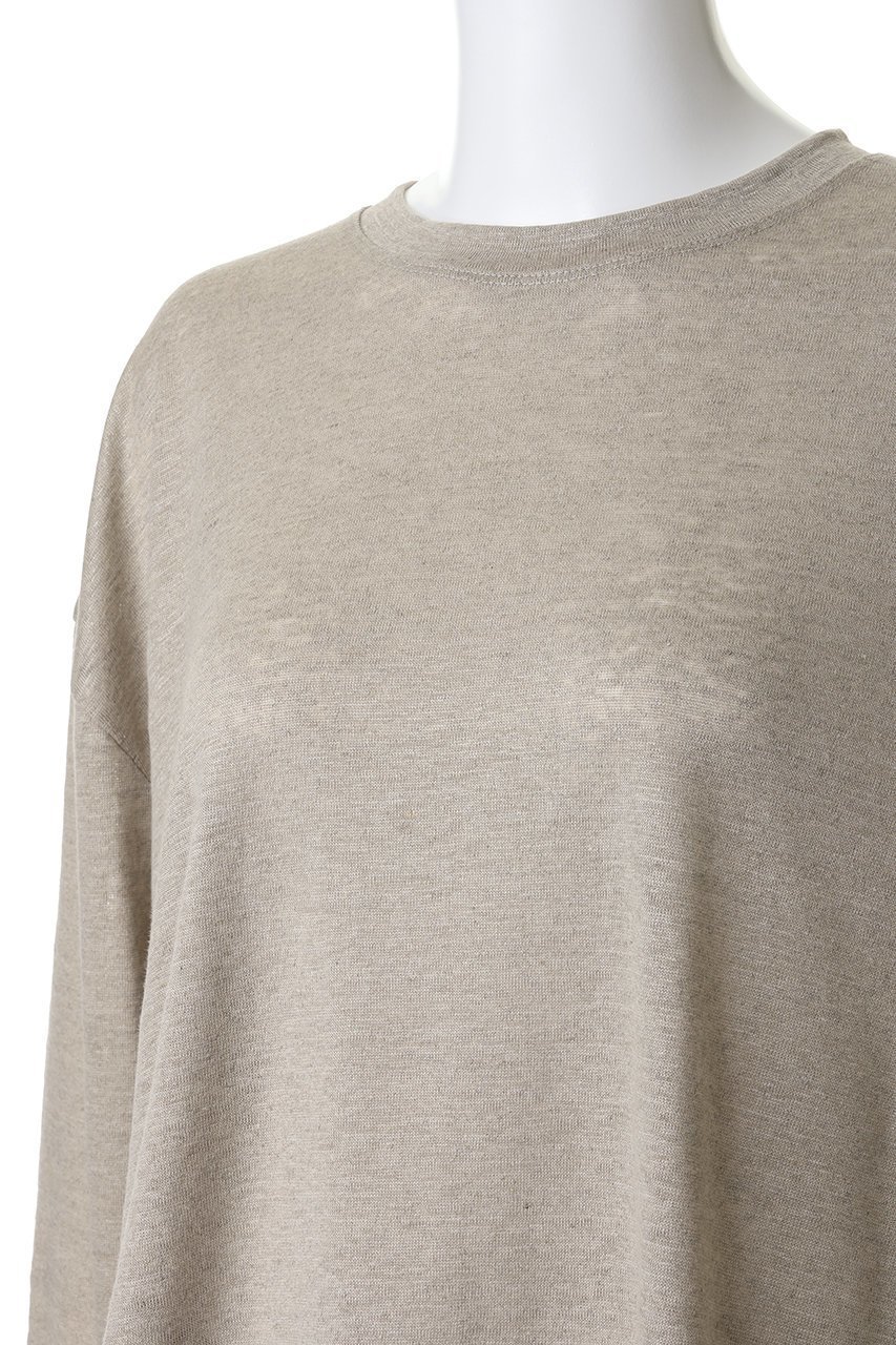 【フローレント/FLORENT】のソフトリネン ロングスリーブトップス 人気、トレンドファッション・服の通販 founy(ファニー) 　ファッション　Fashion　レディースファッション　Fashion for Women　トップス・カットソー　Cut & Sew Tops　シャツ・ブラウス・オフィスカジュアル　Elegant Blouses & Button-Ups　ロングTシャツ・Tシャツ　Longline T-Shirts & Tees　カットソー・ベーシックTシャツ　Cut-and-Sewn Tops / Stretch Tees & Basics　スリーブ　Sleeve, Long Sleeve / Short Sleeve　リネン　Linen, Linen Fabric　ロング　Long, Long-Length　新作・新入荷　New Arrivals / New In　other-5|ID: prp329100004907658 ipo3291000000036755806