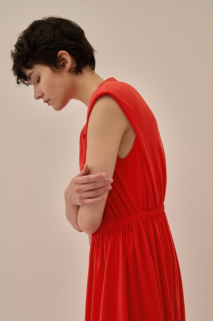 【アキラナカ/AKIRANAKA】のVanessa ニット ドレス 人気、トレンドファッション・服の通販 founy(ファニー) 　ファッション　Fashion　レディースファッション　Fashion for Women　ワンピース　Dresses　フォーマル・パーティードレス・結婚式用ドレス　Elegant & Casual Dresses　チュニック　Tunic Tops & Dresses　アシンメトリー　Asymmetrical Style　ギャザー　Gathered, Ruffled　シューズ　Shoes, Footwear　チュニック　Tunic, Long Top　ドレス　Dress, One-Piece　リュクス　Luxury, Elegant, High-End, Chic　ロング　Long, Long-Length　新作・新入荷　New Arrivals / New In　other-7|ID: prp329100004907662 ipo3291000000036755840