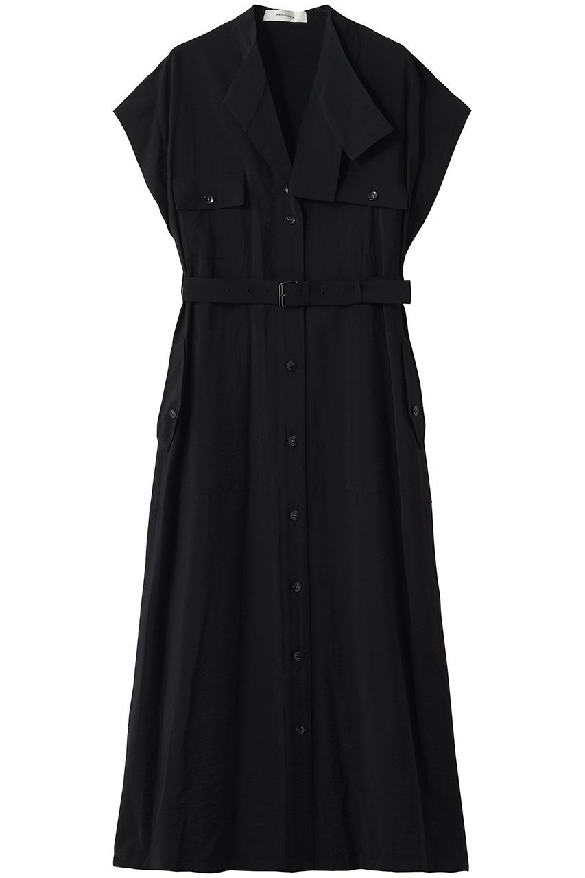 【アキラナカ/AKIRANAKA】のRachele ドレス インテリア・キッズ・メンズ・レディースファッション・服の通販 founy(ファニー) 　ファッション　Fashion　レディースファッション　Fashion for Women　ワンピース　Dresses　フォーマル・パーティードレス・結婚式用ドレス　Elegant & Casual Dresses　チュニック　Tunic Tops & Dresses　ジュエリー　Jewelry, Accessories　チュニック　Tunic, Long Top　ドレス　Dress, One-Piece　フラップ　Flap, Flap Pocket　ポケット　Pocket, Pocket Detail　リュクス　Luxury, Elegant, High-End, Chic　ロング　Long, Long-Length　新作・新入荷　New Arrivals / New In　ブラック|ID: prp329100004907663 ipo3291000000036755844