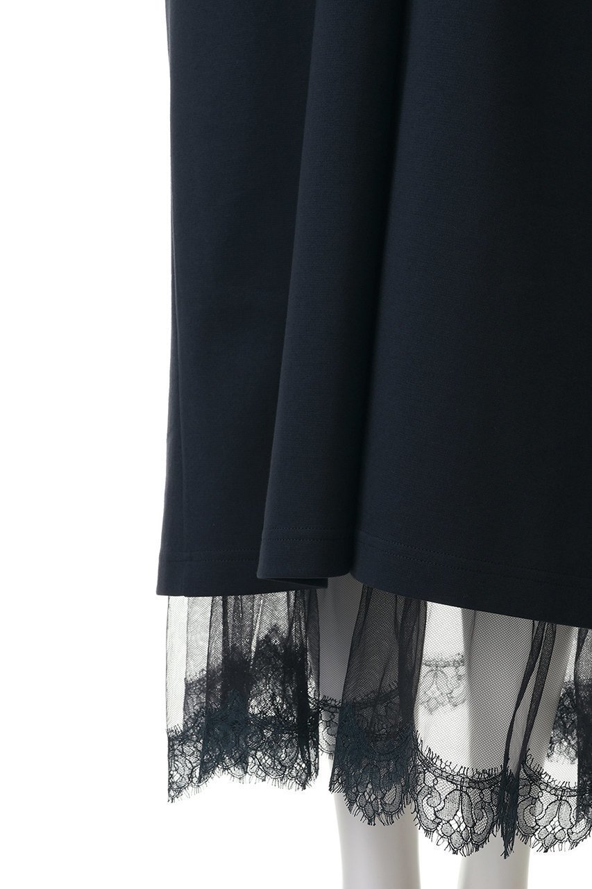 【ミュベール/MUVEIL】のレースカラー付きポロワンピース 人気、トレンドファッション・服の通販 founy(ファニー) 　ファッション　Fashion　レディースファッション　Fashion for Women　ワンピース　Dresses　チュニック　Tunic Tops & Dresses　なめらか　Smooth, Silky Texture　インナー　Innerwear　オーガンジー　Organza Fabric　サテン　Satin, Glossy Fabric　スポーティ　Sporty, Casual Athletic　チュニック　Tunic, Long Top　ドレス　Dress, One-Piece　ラグジュアリー　Luxury, Elegant　レース　Lace, Lace Fabric　ロング　Long, Long-Length　ワーク　Workwear, Utility Style　エレガント 上品　Elegant　新作・新入荷　New Arrivals / New In　other-6|ID: prp329100004907664 ipo3291000000036755860