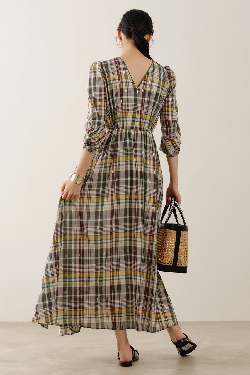 【ヌキテパ/NE QUITTEZ PAS】のCotton Foil Print ツイスト ウエスト ドレス 人気、トレンドファッション・服の通販 founy(ファニー) 　ファッション　Fashion　レディースファッション　Fashion for Women　ワンピース　Dresses　フォーマル・パーティードレス・結婚式用ドレス　Elegant & Casual Dresses　チュニック　Tunic Tops & Dresses　チュニック　Tunic, Long Top　ツイスト　Tweed, Tweed Fabric　ドレス　Dress, One-Piece　フォルム　Silhouette, Form　プリント　Print, Printed Pattern　ロング　Long, Long-Length　エレガント 上品　Elegant　夏　Summer　新作・新入荷　New Arrivals / New In　春　Spring　S/S・春夏　SS, Spring/Summer, Warm Season　other-6|ID: prp329100004907668 ipo3291000000036755889