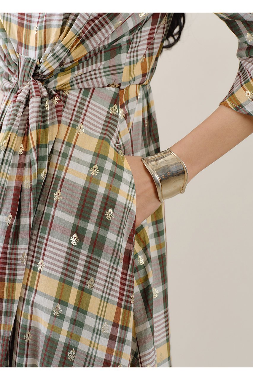 【ヌキテパ/NE QUITTEZ PAS】のCotton Foil Print ツイスト ウエスト ドレス 人気、トレンドファッション・服の通販 founy(ファニー) 　ファッション　Fashion　レディースファッション　Fashion for Women　ワンピース　Dresses　フォーマル・パーティードレス・結婚式用ドレス　Elegant & Casual Dresses　チュニック　Tunic Tops & Dresses　チュニック　Tunic, Long Top　ツイスト　Tweed, Tweed Fabric　ドレス　Dress, One-Piece　フォルム　Silhouette, Form　プリント　Print, Printed Pattern　ロング　Long, Long-Length　エレガント 上品　Elegant　夏　Summer　新作・新入荷　New Arrivals / New In　春　Spring　S/S・春夏　SS, Spring/Summer, Warm Season　other-7|ID: prp329100004907668 ipo3291000000036755890