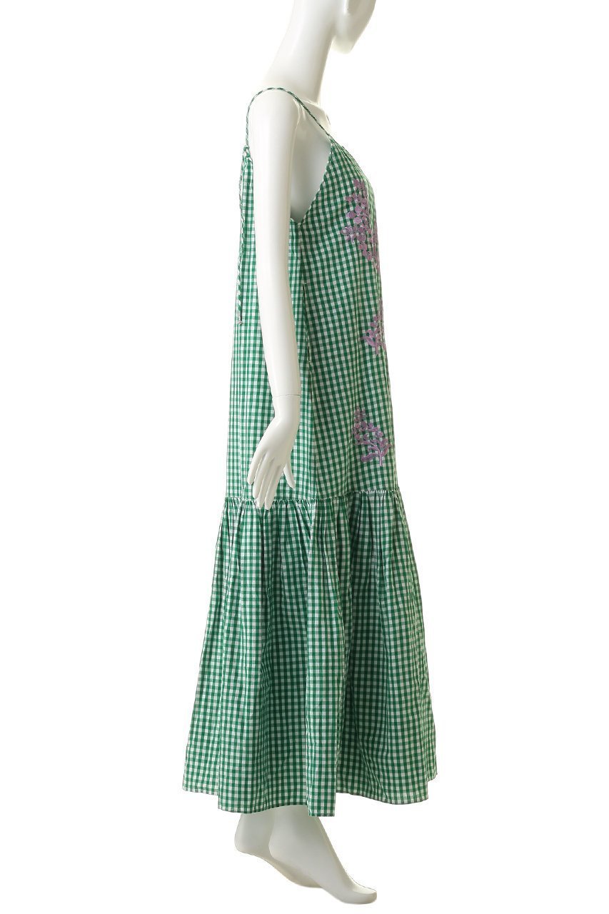 【ヌキテパ/NE QUITTEZ PAS】のCotton Poplin Mimosa エンブロイダリー キャミ ドレス 人気、トレンドファッション・服の通販 founy(ファニー) 　ファッション　Fashion　レディースファッション　Fashion for Women　ワンピース　Dresses　フォーマル・パーティードレス・結婚式用ドレス　Elegant & Casual Dresses　チュニック　Tunic Tops & Dresses　インナー　Innerwear　エンブロイダリー　Embroidery Design　キャミ　Camisole, Cami Top　ギャザー　Gathered, Ruffled　シルバー　Silver, Metallic Silver　タンク　Tank Top, Sleeveless Top　チャーム　Charm, Pendant　チュニック　Tunic, Long Top　ドレス　Dress, One-Piece　フェミニン　Feminine, Girly　フロント　Front, Front Design　ロング　Long, Long-Length　夏　Summer　新作・新入荷　New Arrivals / New In　other-3|ID: prp329100004907669 ipo3291000000036755896