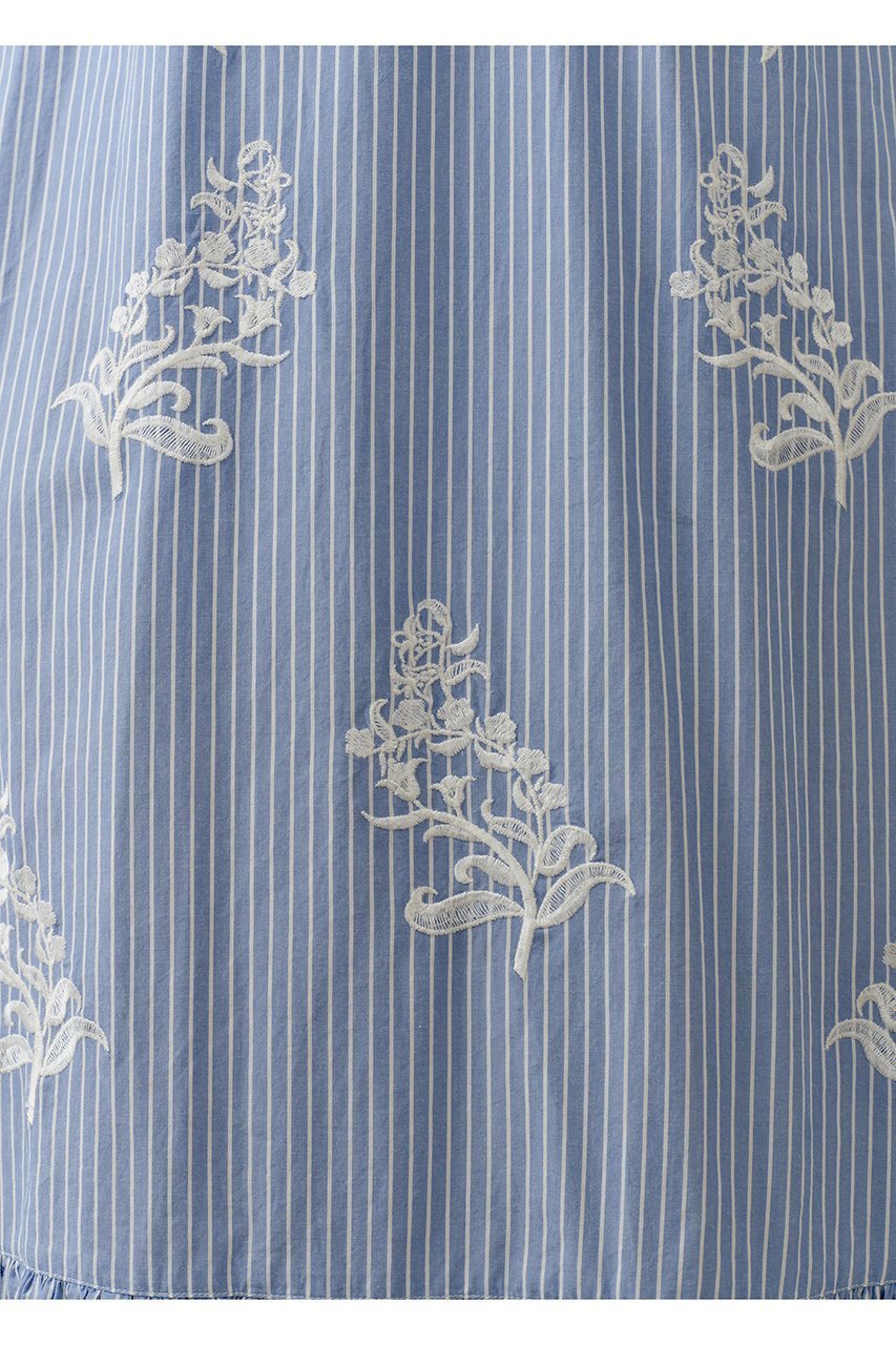 【ヌキテパ/NE QUITTEZ PAS】のCotton Poplin Mimosa エンブロイダリー キャミ ドレス 人気、トレンドファッション・服の通販 founy(ファニー) 　ファッション　Fashion　レディースファッション　Fashion for Women　ワンピース　Dresses　フォーマル・パーティードレス・結婚式用ドレス　Elegant & Casual Dresses　チュニック　Tunic Tops & Dresses　インナー　Innerwear　エンブロイダリー　Embroidery Design　キャミ　Camisole, Cami Top　ギャザー　Gathered, Ruffled　シルバー　Silver, Metallic Silver　タンク　Tank Top, Sleeveless Top　チャーム　Charm, Pendant　チュニック　Tunic, Long Top　ドレス　Dress, One-Piece　フェミニン　Feminine, Girly　フロント　Front, Front Design　ロング　Long, Long-Length　夏　Summer　新作・新入荷　New Arrivals / New In　other-8|ID: prp329100004907669 ipo3291000000036755901