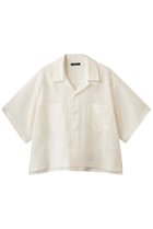 【イレーヴ/YLEVE】のCOTTON RAMIE VOILE ハンドステッチ シャツ アイボリー|ID: prp329100004907674 ipo3291000000036755939