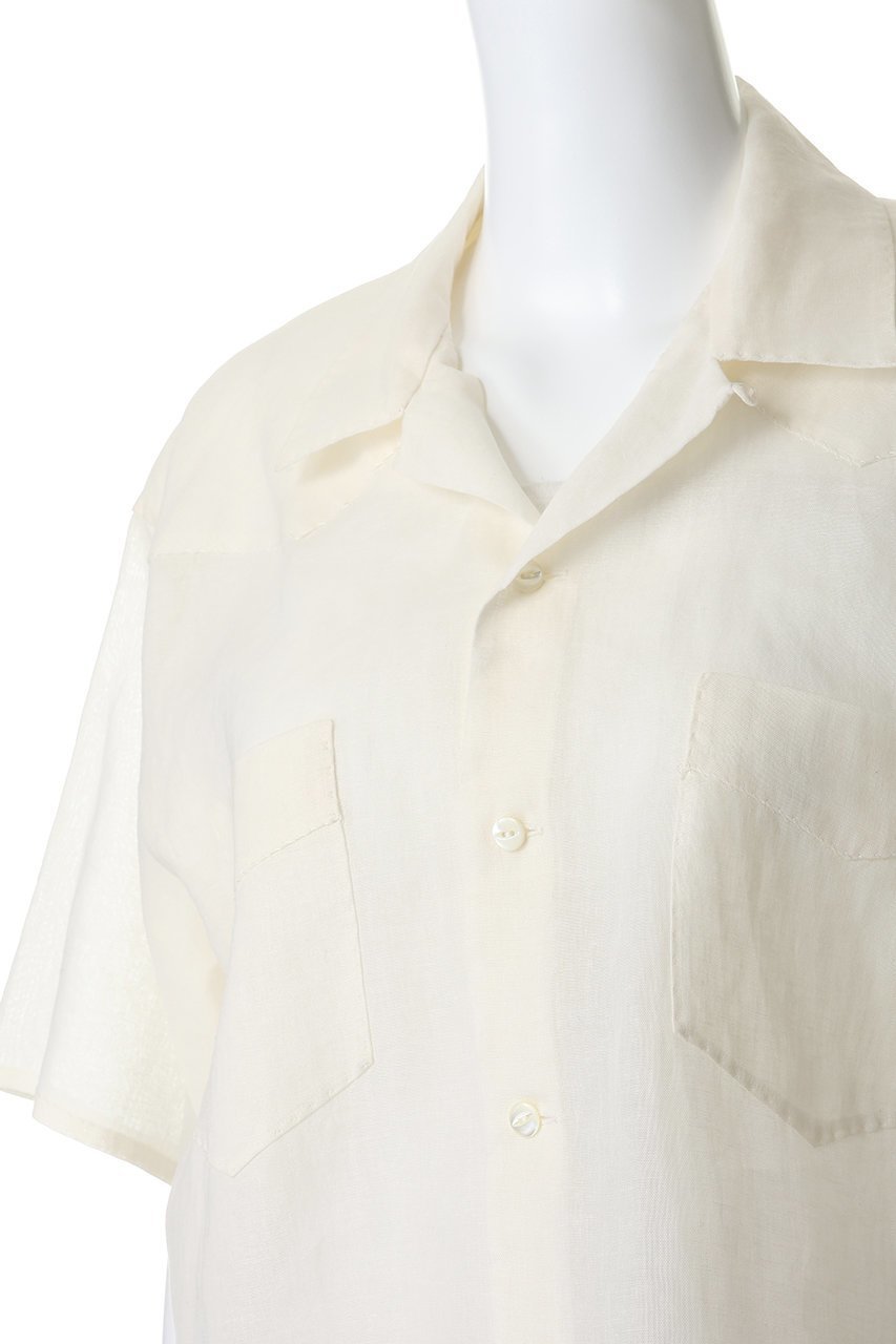 【イレーヴ/YLEVE】のCOTTON RAMIE VOILE ハンドステッチ シャツ 人気、トレンドファッション・服の通販 founy(ファニー) 　ファッション　Fashion　レディースファッション　Fashion for Women　トップス・カットソー　Cut & Sew Tops　シャツ・ブラウス・オフィスカジュアル　Elegant Blouses & Button-Ups　おすすめ　Recommended / Our Picks　ウエスタン　Western Style　ショート　Short, Short Length　スリーブ　Sleeve, Long Sleeve / Short Sleeve　タンク　Tank Top, Sleeveless Top　ハンド　Hand, Handmade　バランス　Balance, Style Balance　ワイド　Wide, Wide Fit　ワーク　Workwear, Utility Style　新作・新入荷　New Arrivals / New In　羽織　Haori, Light Jacket　other-5|ID: prp329100004907674 ipo3291000000036755943