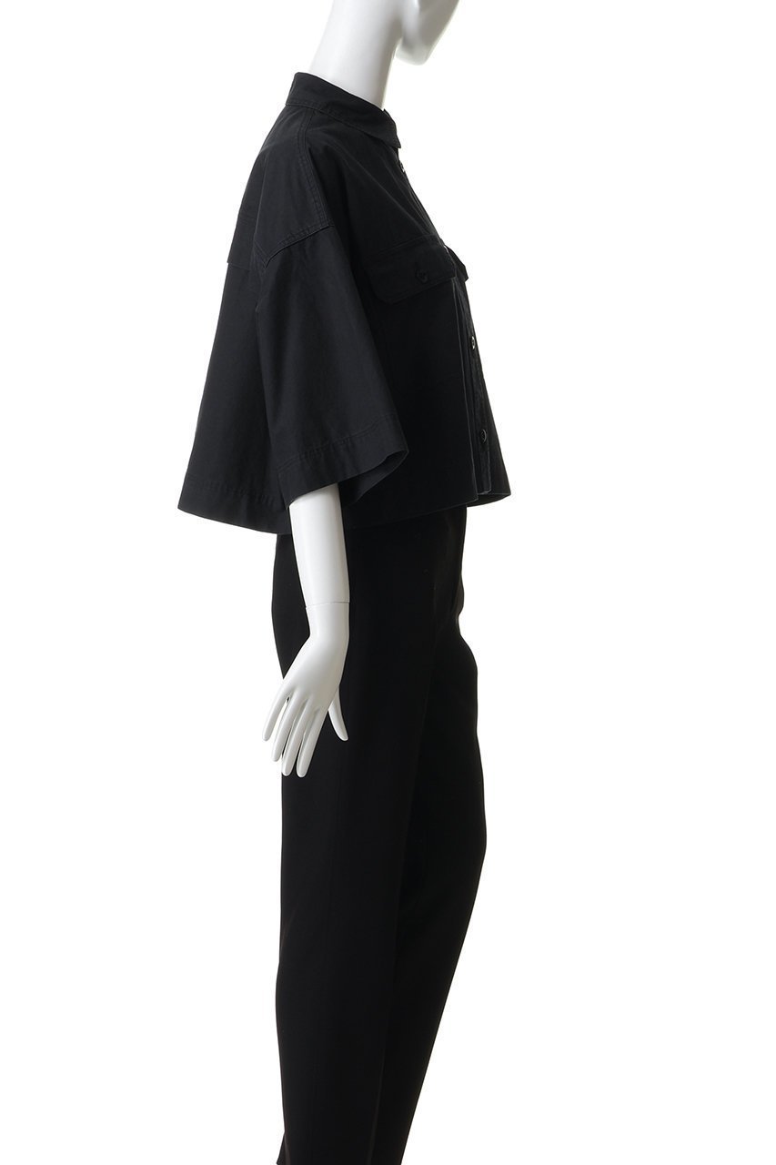 【サクラ/SACRA】のコットンホースクロスショートシャツ 人気、トレンドファッション・服の通販 founy(ファニー) 　ファッション　Fashion　レディースファッション　Fashion for Women　トップス・カットソー　Cut & Sew Tops　シャツ・ブラウス・オフィスカジュアル　Elegant Blouses & Button-Ups　クロップド　Cropped, Short Length　ショート　Short, Short Length　シンプル　Simple, Minimal　ストーン　Stone, Gem-Like　スリーブ　Sleeve, Long Sleeve / Short Sleeve　ハーフ　Half, Half-Length　バランス　Balance, Style Balance　ビンテージ　Vintage, Retro Style　プリーツ　Pleats, Pleated　ボックス　Boxy, Box Shape　ボトム　Bottoms, Lower Wear　エレガント 上品　Elegant　新作・新入荷　New Arrivals / New In　other-3|ID: prp329100004907677 ipo3291000000036755970