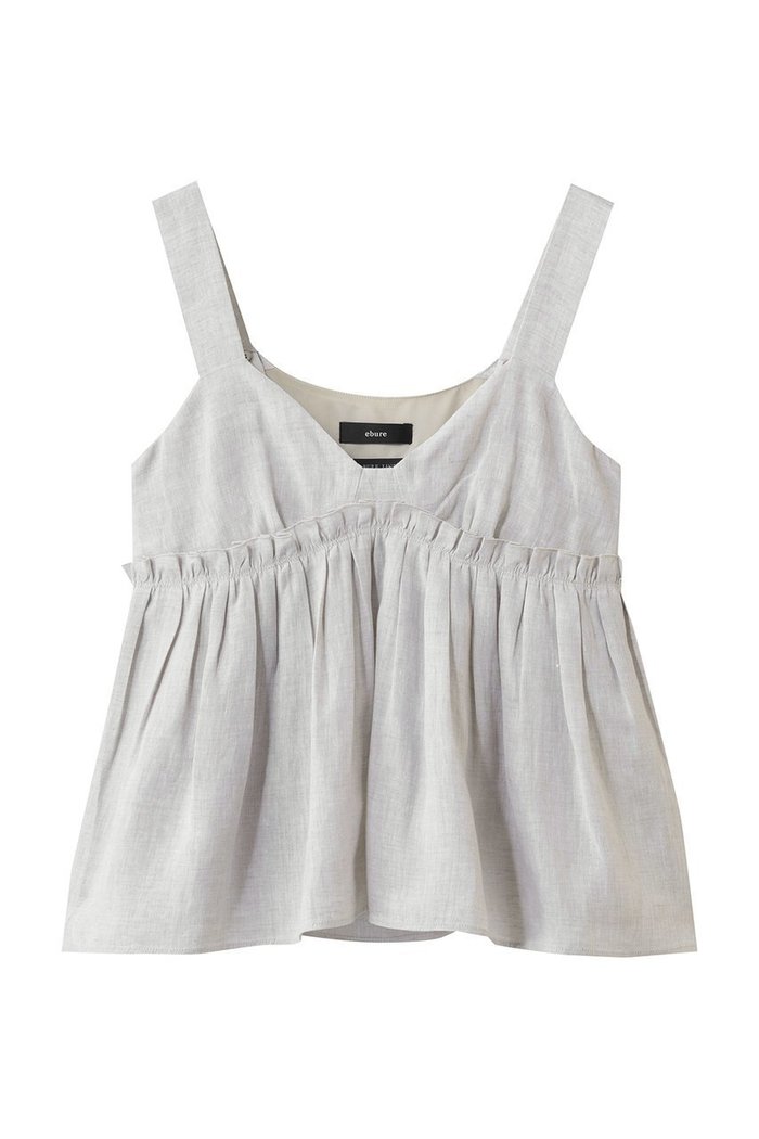 【エブール/ebure】の【4/3 0:00販売開始】ライトピュアリネン ショートキャミソール インテリア・キッズ・メンズ・レディースファッション・服の通販 founy(ファニー) https://founy.com/ ファッション Fashion レディースファッション Fashion for Women トップス・カットソー Cut & Sew Tops キャミソール&ノースリーブ Camisoles & Sleeveless Tops シャツ・ブラウス・オフィスカジュアル Elegant Blouses & Button-Ups おすすめ Recommended / Our Picks イタリア Italy キャミソール Camisole, Spaghetti Strap Top ギャザー Gathered, Ruffled クール Cool, Chic ショート Short, Short Length ジャケット Jacket, Outerwear スタイリッシュ Stylish, Fashionable デニム Denim, Jeans Material ネップ Nepp, Slub Yarn ノースリーブ Sleeveless, No-Sleeve マキシ Maxi, Full Length マニッシュ Mannish, Boyish リネン Linen, Linen Fabric エレガント 上品 Elegant |ID: prp329100004907678 ipo3291000000036755976