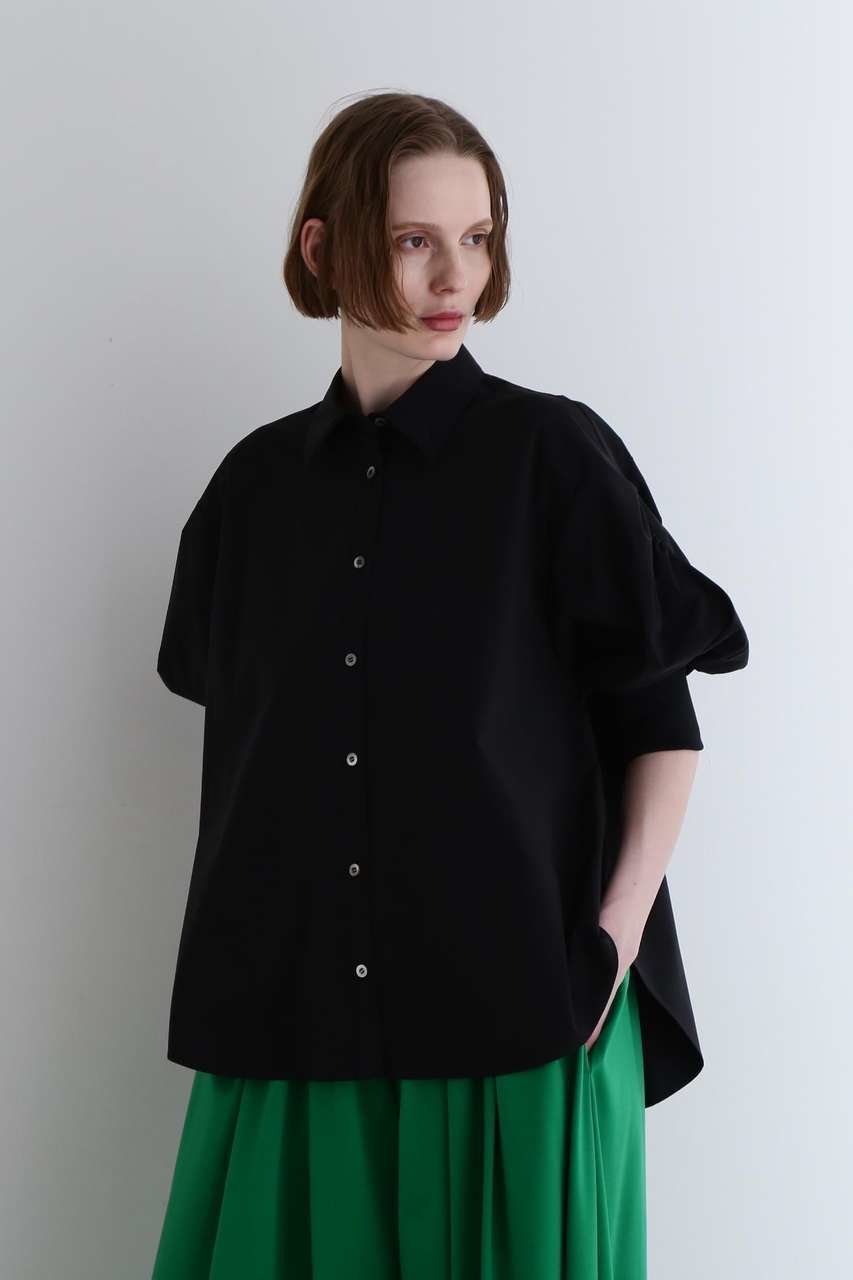 【ル フィル/LE PHIL】のSOLOTEXブロードギャザースリーブブラウス 人気、トレンドファッション・服の通販 founy(ファニー) 　ファッション　Fashion　レディースファッション　Fashion for Women　トップス・カットソー　Cut & Sew Tops　シャツ・ブラウス・オフィスカジュアル　Elegant Blouses & Button-Ups　クッション　Cushion, Throw Pillow　ショート　Short, Short Length　ストレッチ　Stretch, Stretchy Fabric　スポーティ　Sporty, Casual Athletic　スリーブ　Sleeve, Long Sleeve / Short Sleeve　ドレープ　Drape, Draping Fabric　ハーフ　Half, Half-Length　バランス　Balance, Style Balance　フェミニン　Feminine, Girly　羽織　Haori, Light Jacket　マニッシュ　Mannish, Boyish　夏　Summer　新作・新入荷　New Arrivals / New In　other-2|ID: prp329100004907682 ipo3291000000036756005