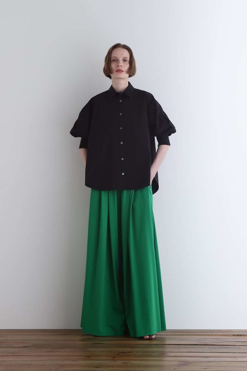 【ル フィル/LE PHIL】のSOLOTEXブロードギャザースリーブブラウス 人気、トレンドファッション・服の通販 founy(ファニー) 　ファッション　Fashion　レディースファッション　Fashion for Women　トップス・カットソー　Cut & Sew Tops　シャツ・ブラウス・オフィスカジュアル　Elegant Blouses & Button-Ups　クッション　Cushion, Throw Pillow　ショート　Short, Short Length　ストレッチ　Stretch, Stretchy Fabric　スポーティ　Sporty, Casual Athletic　スリーブ　Sleeve, Long Sleeve / Short Sleeve　ドレープ　Drape, Draping Fabric　ハーフ　Half, Half-Length　バランス　Balance, Style Balance　フェミニン　Feminine, Girly　羽織　Haori, Light Jacket　マニッシュ　Mannish, Boyish　夏　Summer　新作・新入荷　New Arrivals / New In　other-3|ID: prp329100004907682 ipo3291000000036756006