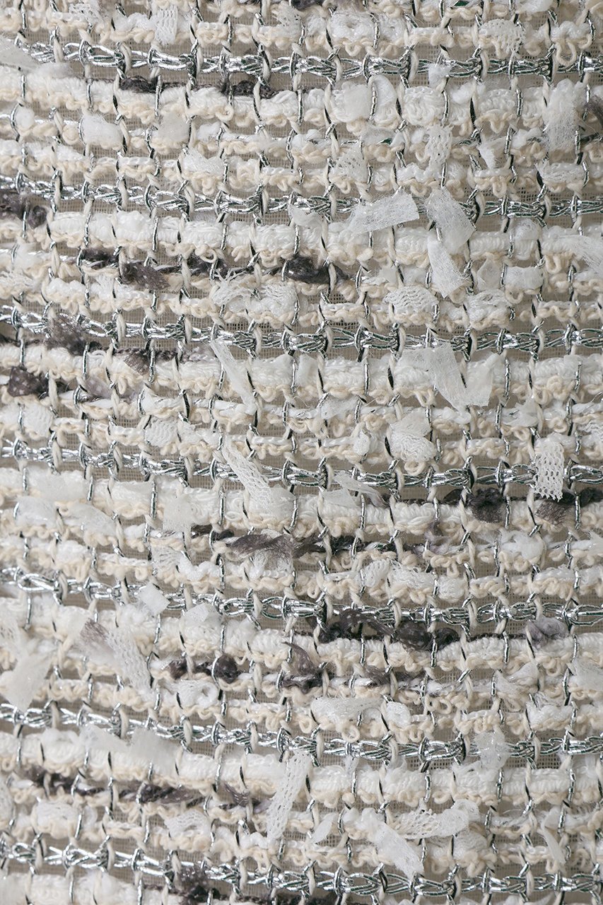 【エブール/ebure】の【4/3 0:00販売開始】クラウドツィード ノーカラージャケット 人気、トレンドファッション・服の通販 founy(ファニー) 　ファッション　Fashion　レディースファッション　Fashion for Women　アウター　Coat / Outerwear Collection　レディースジャケット・軽アウター　Jackets　ノーカラージャケット / シンプル上品コーデ　Collarless Jackets　カーディガン　Cardigan, Knitwear　クラシカル　Classical, Vintage-Inspired　シルク　Silk, 100% Silk　ジャケット　Jacket, Outerwear　チェーン　Chain, Chain Strap　ツイード　Twill, Twill Weave　エレガント 上品　Elegant　other-6|ID: prp329100004907686 ipo3291000000036756045