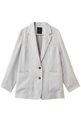 【エブール/ebure】の【4/3 0:00販売開始】ライトピュアリネン 2釦シングルジャケット 人気、トレンドファッション・服の通販 founy(ファニー) ファッション Fashion レディースファッション Fashion for Women アウター Coat / Outerwear Collection レディースジャケット・軽アウター Jackets イタリア Italy ジャケット Jacket, Outerwear ネップ Nepp, Slub Yarn パッチ Patch, Appliqué ポケット Pocket, Pocket Detail リネン Linen, Linen Fabric エレガント 上品 Elegant |ID:prp329100004907687