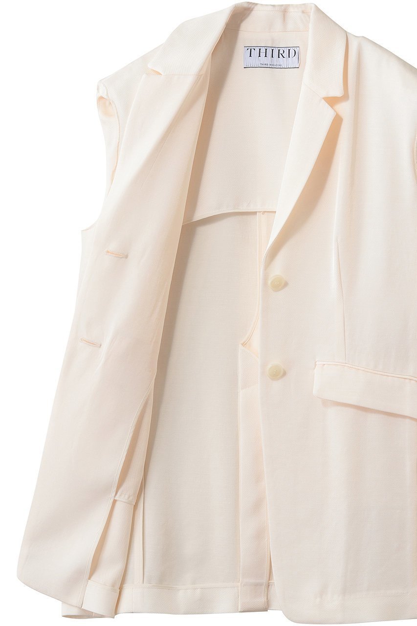【サードマガジン/THIRD MAGAZINE】のツイルロングジレ 人気、トレンドファッション・服の通販 founy(ファニー) 　ファッション　Fashion　レディースファッション　Fashion for Women　アウター　Coat / Outerwear Collection　レディースジャケット・軽アウター　Jackets　おすすめ　Recommended / Our Picks　ショルダー　Shoulder, Shoulder Strap　ジャケット　Jacket, Outerwear　セットアップ　Set-Up, Coordinated Outfit　ツイル　Twist, Twisted Detail　デニム　Denim, Jeans Material　ベスト　Vest, Waistcoat　新作・新入荷　New Arrivals / New In　other-7|ID: prp329100004907688 ipo3291000000036756064