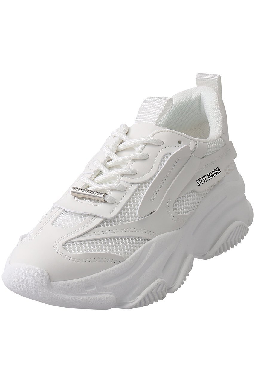【スティーブマデン/STEVE MADDEN】のPOSSESSION-E スニーカー インテリア・キッズ・メンズ・レディースファッション・服の通販 founy(ファニー) 　ファッション　Fashion　レディースファッション　Fashion for Women　シンプル　Simple, Minimal　スニーカー　Sneakers, Trainers　スポーティ　Sporty, Casual Athletic　再入荷　Restock / Back in Stock　ホワイト|ID: prp329100004907707 ipo3291000000036756283
