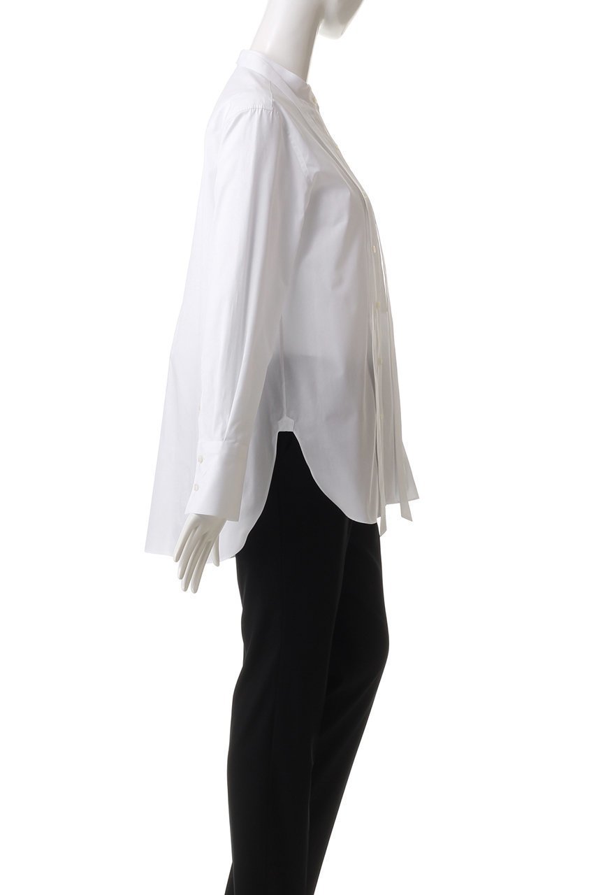 【エブール/ebure】のエッセンシャルコットン ボウタイバンドカラーシャツ 人気、トレンドファッション・服の通販 founy(ファニー) 　ファッション　Fashion　レディースファッション　Fashion for Women　トップス・カットソー　Cut & Sew Tops　シャツ・ブラウス・オフィスカジュアル　Elegant Blouses & Button-Ups　おすすめ　Recommended / Our Picks　インナー　Innerwear　ジャケット　Jacket, Outerwear　ストライプ　Stripe, Striped Pattern　スリーブ　Sleeve, Long Sleeve / Short Sleeve　デニム　Denim, Jeans Material　ロング　Long, Long-Length　other-3|ID: prp329100004907712 ipo3291000000036756334