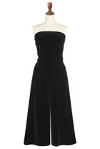 【デイジーリン/DAISY LIN】のDaisy Velour Jump Suit II 人気、トレンドファッション・服の通販 founy(ファニー) ファッション Fashion レディースファッション Fashion for Women パンツ Pants & Trousers ウォッシャブル Machine Washable ギャザー Gathered, Ruffled シェイプ Shape, Slim Fit シューズ Shoes, Footwear ジャケット Jacket, Outerwear スーツ Suit, Formalwear チューブ Tube, Tube Top 人気 Popular, Best Seller バランス Balance, Style Balance マーガレット Marguerite, Daisy Pattern 夏 Summer 旅行 Travel thumbnail ベルベットブラック|ID: prp329100004907725 ipo3291000000036756483