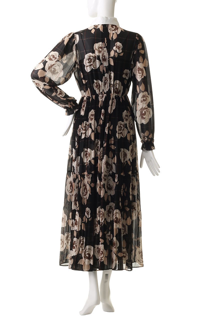 【コルコバード/CORCOVADO】の白襟シフォンボウタイドレス 人気、トレンドファッション・服の通販 founy(ファニー) 　ファッション　Fashion　レディースファッション　Fashion for Women　ワンピース　Dresses　フォーマル・パーティードレス・結婚式用ドレス　Elegant & Casual Dresses　チュニック　Tunic Tops & Dresses　シフォン　Chiffon, Lightweight Fabric　チュニック　Tunic, Long Top　ドレス　Dress, One-Piece　フラワー　Flower, Floral　リボン　Ribbon, Bow　other-4|ID: prp329100004907756 ipo3291000000036756787